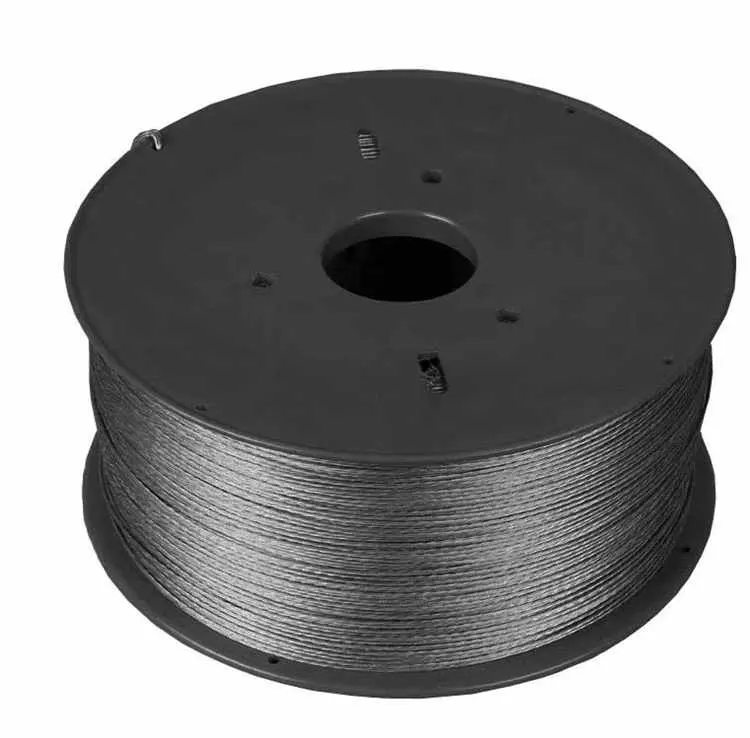 Giảm Giá Nhà Máy 1.6Mm 500 Mét Dây Điện Bị Mắc Kẹt Cho Hệ Thống Hàng Rào An Ninh Dây Hàng Rào Điện Bằng Nhôm