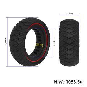 8.5*3 Off-Road katı lastik 8 1/2 x3 kanat desen lastik için Kugoo Kirin G2 Pro elektrikli Scooter için Vsett 8 9 + 8.5 inç katı lastikler - Product Image 3