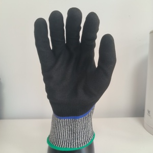 Custom Logo 4532 Mechanical Work Anti Cut Level 5 with Anti-Slip Function Nitrile Coated Work <strong>Gloves</strong> - Product Image 5