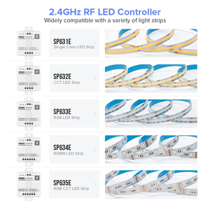 Светодиодный диммер CCT RGB RGBW RGBCCT PWM SP631E SP632E SP633E SP634E SP635E приложение умный светодиодный световой контроллер - Product Image 4