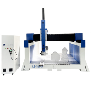 大幅面4轴3d数控聚苯乙烯泡沫路由器冲浪板成型机 - Product Image 1