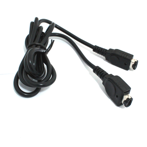 1.2m <strong>2</strong> Players Data Link Connect Cable Cord for Gameboy <strong>Advance</strong> GBA <strong>SP</strong> Consoles Cable GBATO GBA/<strong>SP</strong> Dual-purpose Line Black - Product Image 1
