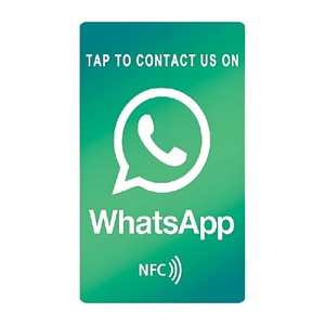 QR-Code angepasst 13,56 MHz Google Custom ized Comment Card Großhandel Social Media Plastic Comment Card Google NFC Visitenkarte