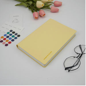 Cuaderno de tapa dura de lino con impresión personalizada, cuaderno de notas liso con logotipo personalizado A4 A5 A6 - Product Image 1