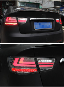 Kia Cerato Forte Sedan 2009-2014リアヘッドライトテールランプアセンブリ用12Vカー<span class=keywords><strong>LED</strong></span>テールライトアセンブリ