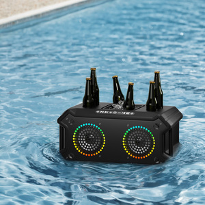 <strong>Party</strong> King High Power 120W <strong>Dj</strong> Floating Bluetooth Speaker RGB Light Real IPX7 Waterproof Disco <strong>Music</strong> Vibration Outdoor for Pool