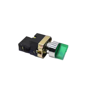 YB2-BK2365(XB2-BK2365) N/O + N/C yüksek kalite 2 Posotion kendini kilit kısa kolu ışıklı buton seçici anahtarı ile ışık - Product Image 1