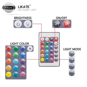 Araba iç ışık Led araba ayak ışık 12 Led 23cm ortam ışığı uzaktan kumanda/app/müzik ses kontrolü opsiyonel - Product Image 3