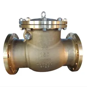KSFLOW-válvula de retención oscilante de bronce, válvula de retención de latón, precio