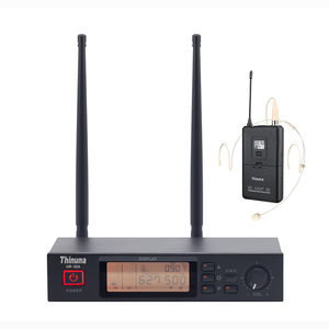 Thinuna UR-32A ความหลากหลายที่แท้จริง Pro ไมโครโฟนไร้สายขนาดเล็กตัวรับสัญญาณเดี่ยวฟังก์ชั่นที่มีประสิทธิภาพสด/การสอนเปลือกโลหะสากล - Product Image 5
