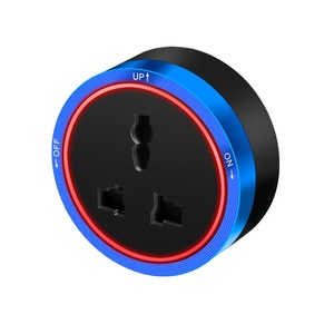 <strong>New</strong> Design Power Track Socket Universal Multiple Adapter Plug with Red LED Light - Product Image 1