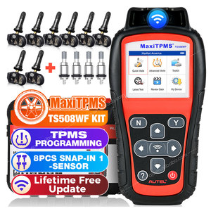 Autel MaxiTPMS TS508WF Kit 8Pcs MX <strong>Sensor</strong> Auto TPMS <strong>Sensor</strong> <strong>Programming</strong> Tool Car Altar TS508 TS408 OBD2 Scanner Diagnostic Tool