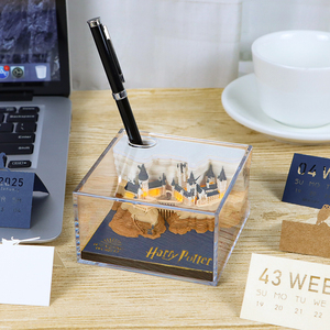 Dropshipping 3D Bloc de notas adhesivas personalizadas Bloc de notas Hary Potter Calendario mágico Artesanía de papel Papelería personalizada Artículos de regalo - Product Image 2
