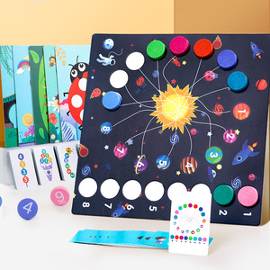 おもちゃを数える1-10の数字を学ぶ子供たちデジタル操作カードデジタル数学マッチゲームおもちゃ - Product Image 3