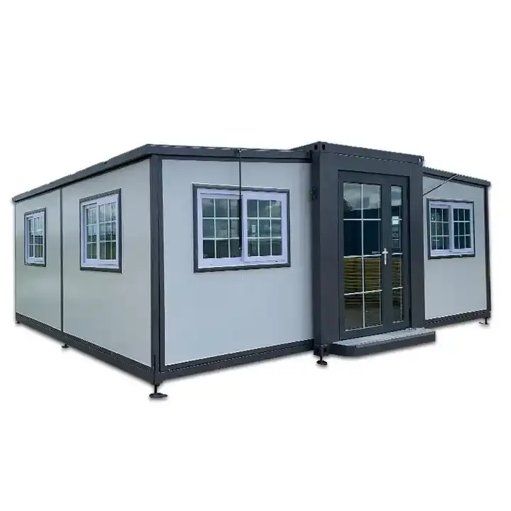Casa contenedor plegable paquete plano estructura de aluminio 40 20 pies extensible