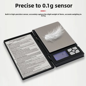 Siêu Chính Xác <span class=keywords><strong>0.01G</strong></span> Nhỏ Gọn Kỹ Thuật Số Quy Mô Đồ Trang Sức Chuyên Nghiệp Mini Vàng Điện Tử Có Trọng Lượng Quy Mô Với 500G Công Suất - Product Image 3