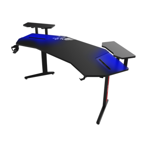 Escritorios de computadora multifuncionales, luz LED grande, mesa de juego personalizada profesional de eSports para jugadores, configuración de sala de juegos - Product Image 4