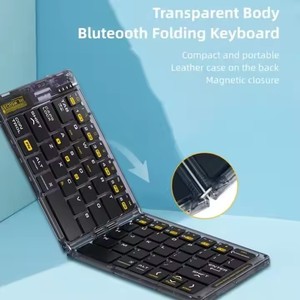 Teclado ultrafino recargable más vendido, teclado Bluetooth silencioso sin relleno flexible, Mini teclado para teléfono. - Product Image 6