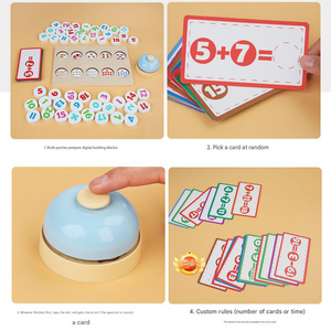 Venta caliente niños madera sumar restar contar ajedrez preescolar Color cognición clasificación matemática iluminación juego - Product Image 5