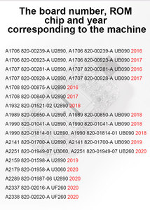 U301 ROM-Chip daten Lese-und Schreib werkzeug programmierer für Macbook Pro Air 2016-2020 USB C ROM-Reparatur chip daten CD3215 CD3217 - Product Image 5