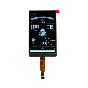 VA Typ dunkler Hintergrund digitale Farbe Fahrzeug fahrzeug Motorrad 7 Segment LCD-Anzeige - Product Image 2
