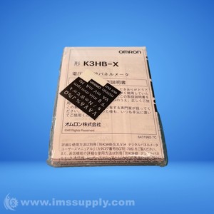 Новый и оригинальный Plc K3HBXVD цифровой панельный счетчик контроллеров индикатор процесса FNOB PLC Контроллер программирования - Product Image 5