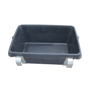 Xô cao su hình chữ nhật, máng nạp cao su móc, Thùng đựng thức ăn chăn nuôi bền, xô cao su ổn định có móc 30L - Product Image 2