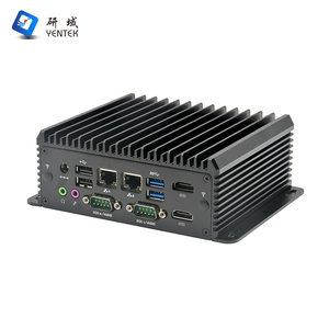 Intel i5 5205U 6200U 8260U 10210U DDR4 M.2 2 HDデュアルLANデュアルCOM組み込みデスクトップコンピューターファンレスミニPC産業用