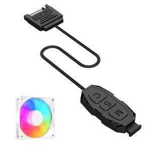 ARGB-Controller 5V 3-poliges SATA-Netzteil Mini-RGB-Controller 3PIN-Hub für Computer-CPU-Gehäuse Cooler Lüfter LED-Licht kühler - Product Image 1