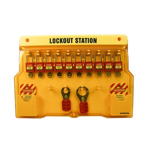 Large Plastic PC <strong>OSHA</strong> Safety Loto Lockout Tagout Station <strong>Kits</strong> for Padlock