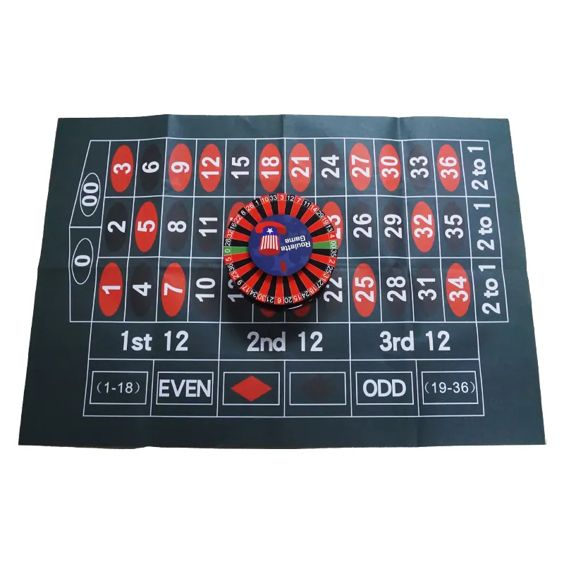 Accessoires de roulette électronique jeu nappe Roulette russe