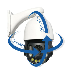 Cámara IP Poe PTZ para exteriores, Sensor CMOS de Audio bidireccional de 5MP, visión nocturna, seguimiento de movimiento humano, almacenamiento de tarjeta de memoria con micrófono incorporado - Product Image 5