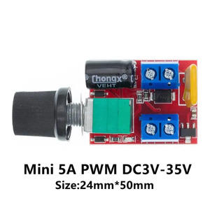 DC 1,8 V-35V 2A 3A 5A 10A 30W 80W 90W PWM Motor drehzahl regler Niederspannungs-Motor drehzahl regler PWM Einstellbares Antriebs modul - Product Image 5