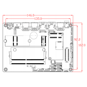 Computer industriale a scheda singola con Chipset Intel di memoria 3.5 \ "I5 DDR3 per applicazioni Desktop-nuovo - Product Image 6