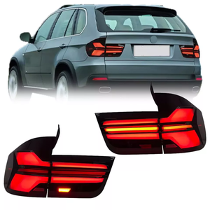 סוג חדש פופולרי עבור bmw x5 e70 אור הזנב 2007-2013 הוביל מנורות מכונית פועל יום אורות פועל