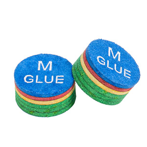 Gökkuşağı renk lamine yapıştırıcı-on Snooker sopa İpucu havuz Cue İpuçları çoklu katman havuz bilardo Cue İpuçları bilardo aksesuarları - Product Image 1