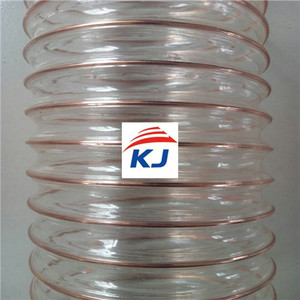 0.6 hortum makinesi ile çelik tel yay mm çelik tel takviyeli PU kanal esnek kanal hortumu - Product Image 3