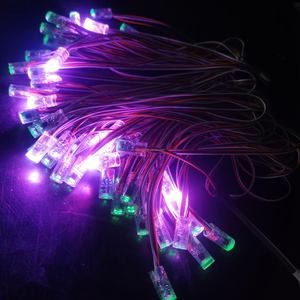 50ชิ้น/ม้วน DC ws2811 DMX ตกแต่ง RGB IC 12มม LED Pixel สตริงจุดโมดูล DMX ไฟโซ่ - Product Image 3