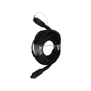 Instalación de fibra óptica FTTH FTTA solución de red armadura táctica chaqueta cable de puente LC a LC UPC/APC Cable de conexión blindado - Product Image 6