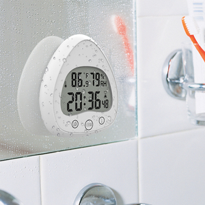 Beliebte Timer Wanduhr Badezimmer Countdown Countup Temperatur Luft feuchtigkeit Großes Display Dusch timer Wasserdicht - Product Image 4