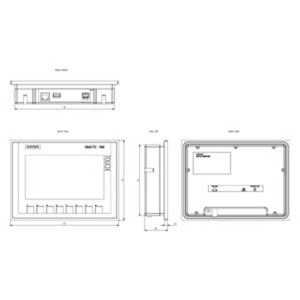 Fornitura diretta in fabbrica originale 7 pollici Siemens SIMATIC KTP700 HMI pannello base 6 av2123-2gb03-0ax0 PLC programmazione Logo garanzia - Product Image 4