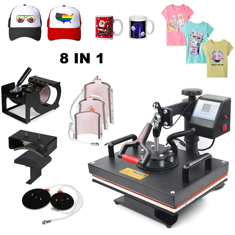 Hete Verkoop Groot Formaat Sublimatie 40X60 Heat Press Drukmachine Custom T Shirt Sublimatie Warmte Persmachine