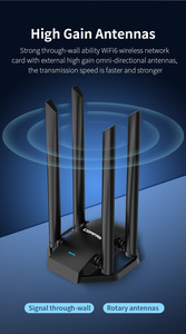 COMFAST AX5400 üçlü bant ücretsiz sürücü kablosuz ağ arabirim kartı adaptörü CF-975ax kablosuz wlan/lan kartı dongle - Product Image 3