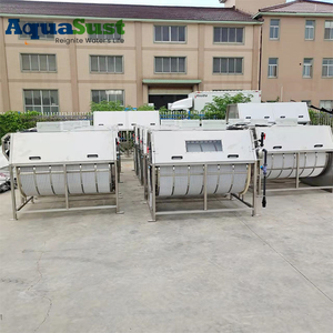 Water Purification <strong>Drum</strong> Screen Rotary <strong>Drum</strong> <strong>Filter</strong> With Discharge for Fertilizer Production Line