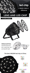ไฟ LED PAR rgbwa UV 6 in 1ราคาประหยัด6/10 CH DMX ไฟพาร์ RG 18X18 W ราคาไม่แพง - Product Image 5