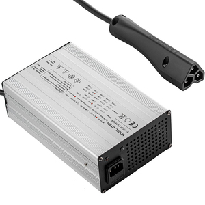 EZGOクラブカーDSゴルフカートと互換性のある48V6Aバッテリー充電器 (トライアングルスタイルプラグ/スナップヘッド3ピンプラグ/G29プラグ付き充電器) - Product Image 6