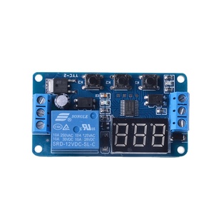 DC12V-Relaismodul Einstellbares Triggerzeit-Verzögerung relais modul Programmier bares Timer-Relais mit Gehäuse - Product Image 2