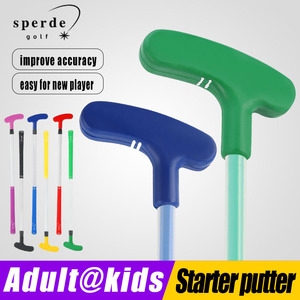 พัตเตอร์กอล์ฟขนาดเล็กสำหรับเด็กสองทาง,พัตเตอร์สำหรับนักกอล์ฟมือขวาหรือมือซ้ายปรับความยาวได้ - Product Image 3