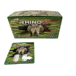 Rhino 69 Thuốc Tăng Cường Tình Dục Hộp Bao Bì Billy Boy Thuốc Cho Nam Điện 3D Thẻ - Product Image 1
