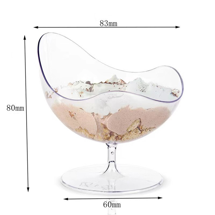 Grande coupelle de chaise transparente